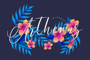 Arthemis: A Bold Handwritten Font for Standout Branding