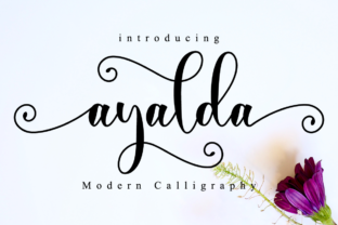 Ayalda: Elevate Your Editorial Design with This Elegant Handwritten Font