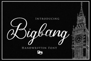 Bigbang: The Perfect Script Font for Your Brand's Visual Upgrade