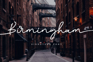 Birmingham: A Classy Signature Typeface for Web Design