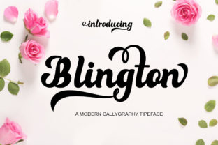 Blington: A Modern Script Font for Engaging Brand Content