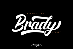 Brady: A Script Font for Engaging Campaigns
