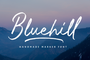 Bring Charm to Your Creations with Bluehill Font