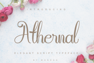 Elevate Your Brand with Athernal: A Luxurious Script Font