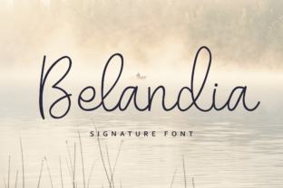 Enhance Your Brand with Belandia: A Stylish Handwritten Font