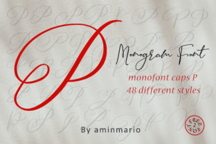 Enhance Your Brand with Monogram P Monofont Caps P