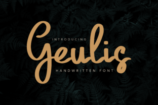 Geulis: A Modern Script Font for Stunning Web Design