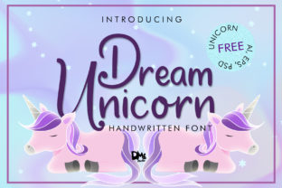 Introducing Dream Unicorn: A Charming Handwritten Font