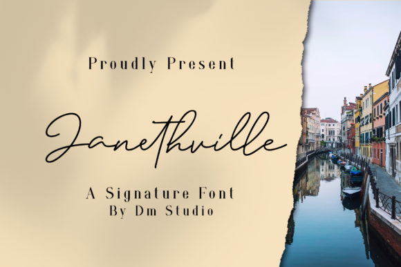 Janethville: A Unique Handwritten Font for Bold Web Design