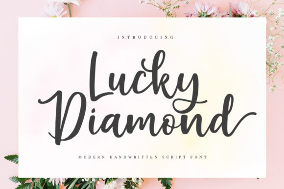 Lucky Diamond: A Handwritten Font for Crafters and Creators