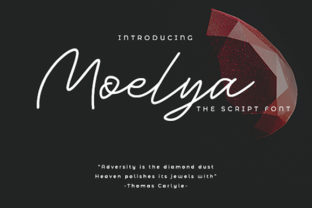 Moelya: A Handwritten Font for Dynamic Branding