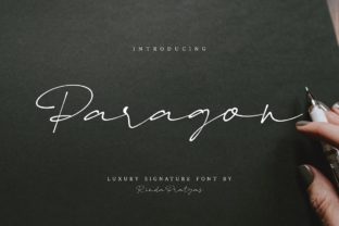 Paragon: A Handwritten Font for Modern Web Design