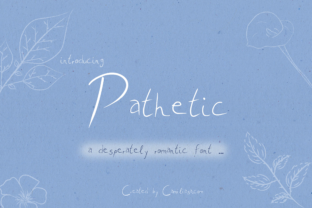 Pathetic: A Handwritten Font for Editorial Elegance
