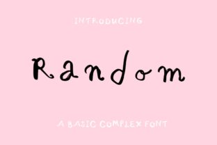 Random: A Fun and Eye-Catching Handwritten Font for Creative Campaigns