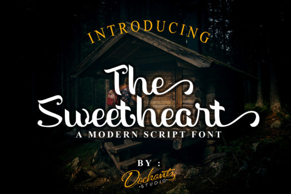 The Sweetheart: A Charming Script Font for Editorial Design