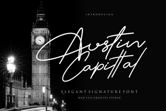 Transform Your Brand with Austin Capittal Font