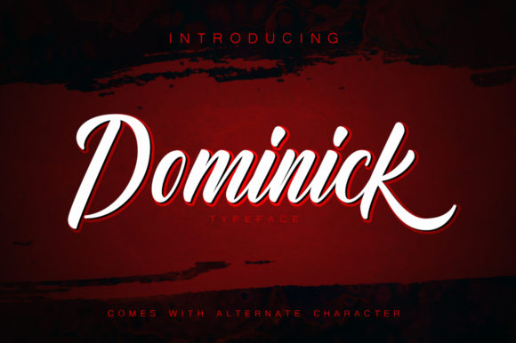 Transform Your Brand with Dominick: A Bold Handwritten Font