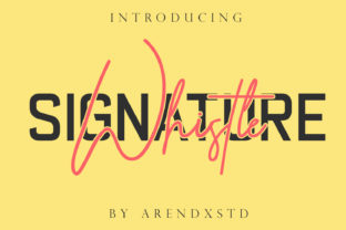 Whistle: A Charming Handwritten Font for Editorial Design