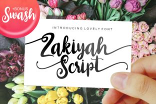 Zakiyah: The Perfect Handwritten Font for Crafters